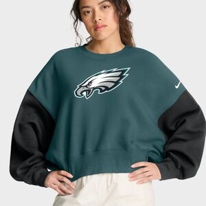 Philadelphia Eagles Nike Women's Color-Block Sweatshirt
- Midnight Green